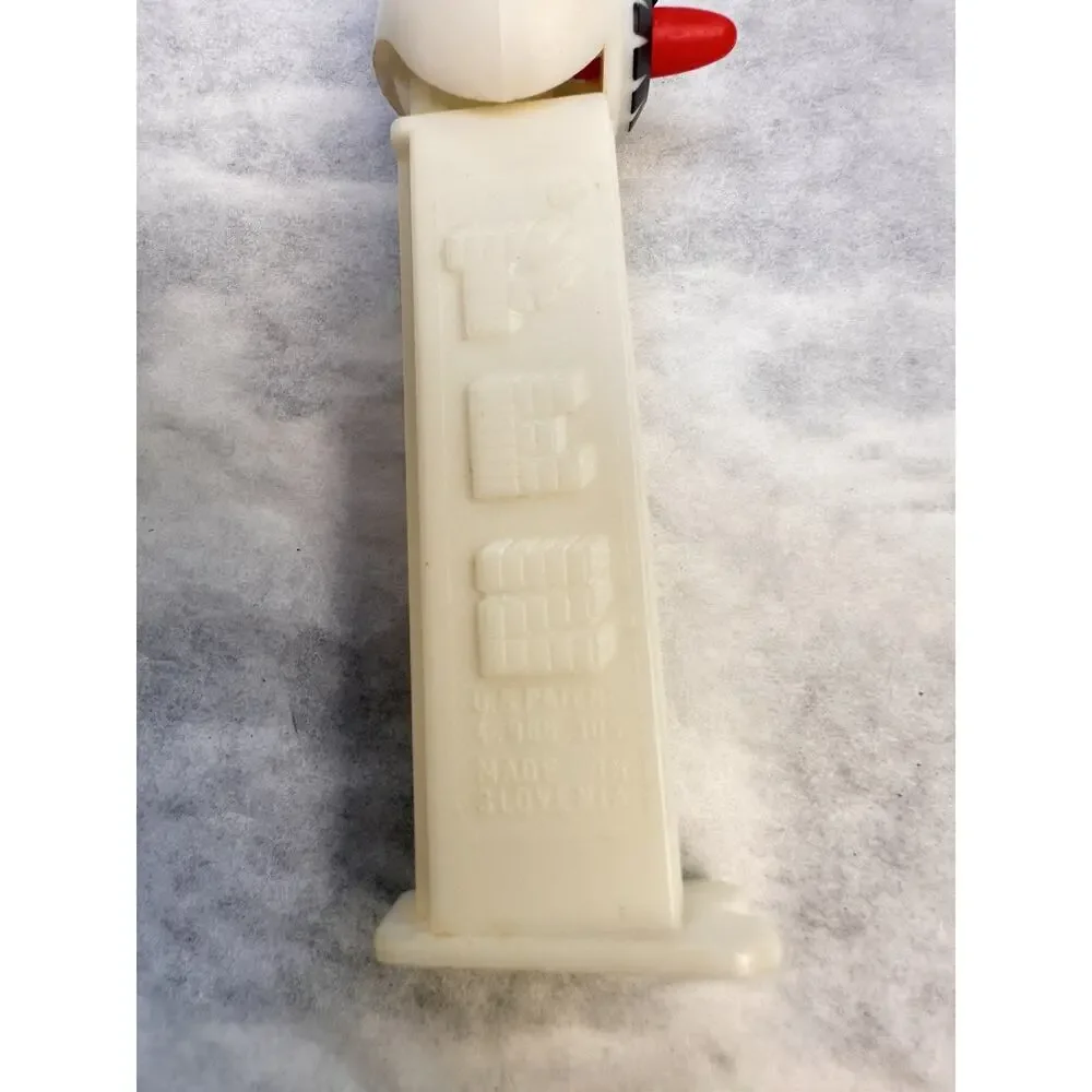 D15 Vintage Christmas Snowman W/top Hat Pez Dispenser Slovenia